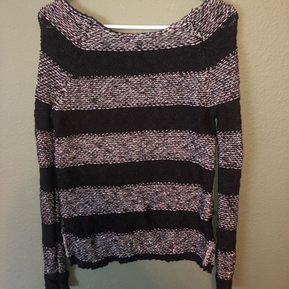 Black and multicolored sweater - Picture 2 of 3